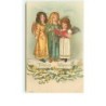 n°9846 - Carte Fantaisie - Fröhliche Weihnachten - Anges chantant