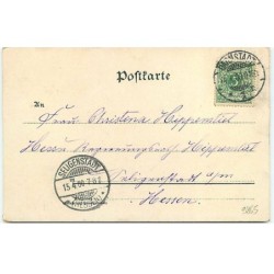 n°9865 - Carte Fantaisie - Fröhliche Ostern - Anges et cloche