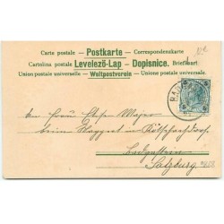 n°9868 - Carte Fantaisie - Fröhliche Ostern - Ange jouant du violon
