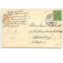 n°12518 - Carte Gaufrée - Prosit Neujahr ! - Enfants déguisés buvant du champagne