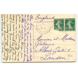 n°9881 - Carte Fantaisie Gaufrée - Joyeuses Pâques - Poussins montant dans une auto