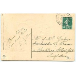 n°9883 - Carte Fantaisie Gaufrée - Joyeuses Pâques - Enfants