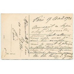 n°9885 - Carte Fantaisie - Heureuses Pâques - Lapin habillé