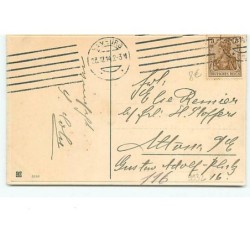 n°9932 - Carte Fantaisie - Fröhliche Weihnachten - Enfants dans un paysage hivernal