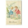 n°9999 - Carte Fantaisie Gaufrée - Fröhliche Pfingsten - Angelots et Muguet