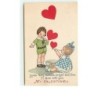 n°12538 - Love's fairy bubbles ... My Valentine - Enfants faisant des bulles de savon