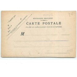 n°12555 - Dam - Ange Gardien près d'une maison (carte recoupée)