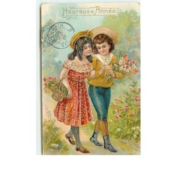 n°12578 - Carte Gaufrée -...