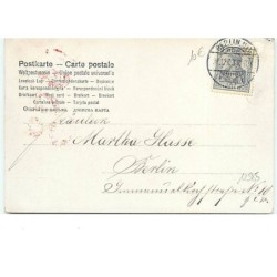 n°12585 - Prosit Neujahr - Ange gardien regardant une fête par la fenêtre
