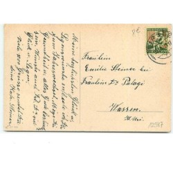 n°12587 - J. Udden - Die besten Glückwünsche zum Neuen Jahre - Fillette regardant un sapin