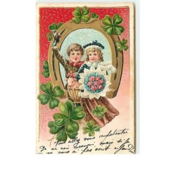 n°12599 - Carte Gaufrée -...