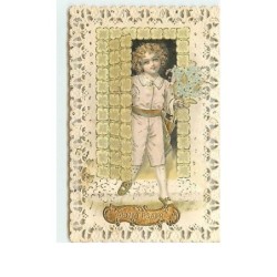 n°12600 - Carte Gaufrée et...