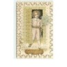 n°12600 - Carte Gaufrée et dentelée - Anniversaire - Garçon apportant des fleurs