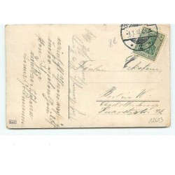 n°12613 - Viel Glück im Neuen Jahre - Enfant portant des sacs de pièces d'or