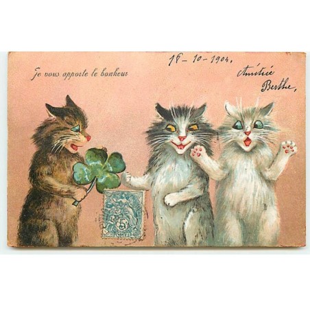 n°20482 - Maurice Boulanger - Chats - Je vous apporte le bonheur