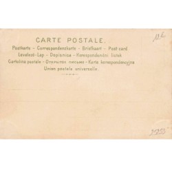 n°25253 - Fantaisie - Femme portant un kimono et tenant une ombrelle marchant sur une branche