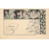 n°25261 - Fantaisie -  Theo Stroefer's Serie VIII n 5552 - Portraits de femmes, et feuilles de houx