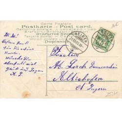 n°25271 - Carte Gaufrée - Nouvel An - Prosit Neujahr - Garçon sur une luge