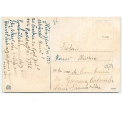 n°12624 - Hauska Joulua - Enfants avec des portes bonheur - Carte à paillettes
