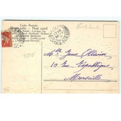 n°12627 - Carte Gaufrée - Je vous envoie ce poisson ... 1 er Avril - Carosse tiré par des cochons