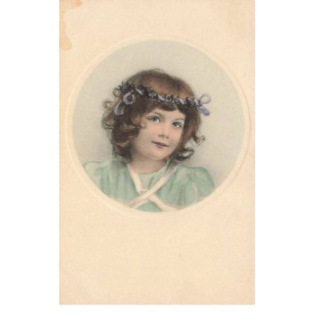n°25285 - Fantaisie - MM Vienne n°371 - Fillette portant un ruban dans les cheveux
