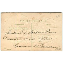 n°12628 - Carte Gaufrée - 1er Avril - La lutte pour la vie - Deux bébés partageant un biberon