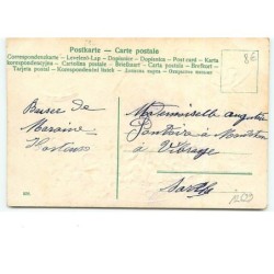 n°12629 - Carte Gaufrée - 1er Avril - La nacelle d'amour emporte jeunes coeurs ... de fleurs