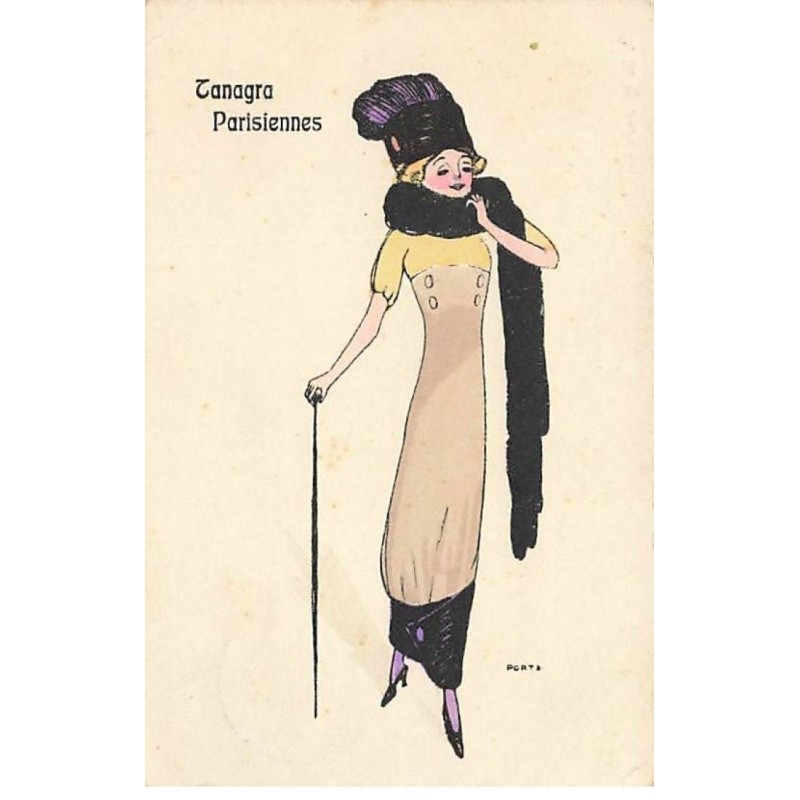 n°25559 - Illustrateur - Porta - Tanagra Parisiennes - Femme - Mode