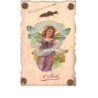 n°12630 - Carte en relief et chromo - Petit poisson parlez pour moi - 1er Avril
