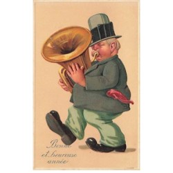 n°25569 - Carte Gaufrée -...
