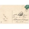n°25588 - Carte Gaufrée - Heureuses Pâques - Poussins Habillés - Téléphone