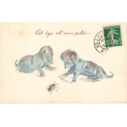 n°25599 - Carte Gaufrée -...