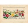 n°25601 - Carte Brodée - Souvenir d'Artois