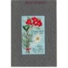 n°25602 - Carte Brodée - Gruss aus den Bergen - Edelweiss
