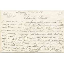 n°25604 - Carte Brodée - Souvenir de Mayence
