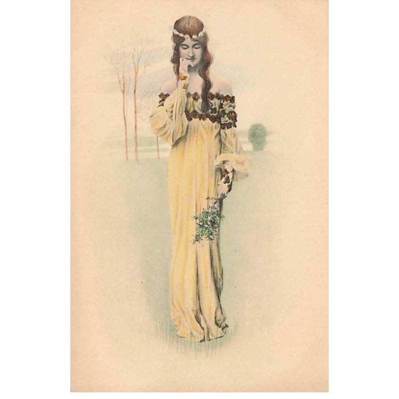 n°25611 - Illustrateur - MM Vienne n°116 - Femme pensive