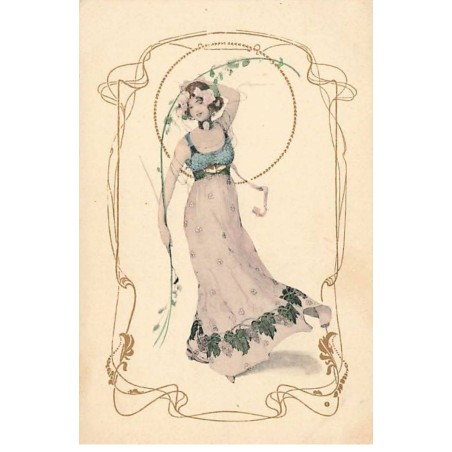 n°25612 - Illustrateur - MM Vienne n°128 - Art Nouveau - Femme levant un bras