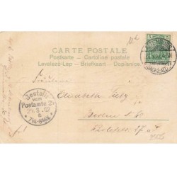 n°25625 - Fröhliche Ostern - Clapsaddle - Ange Gardien avec un ruban