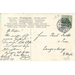 n°25638 - Carte Gaufrée - Fröhliche Pfingsten - Teckels regardant des Hannetons - Dackel