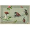 n°25646 - Carte Gaufrée - Birthday Greeting - Hannetons, champignon