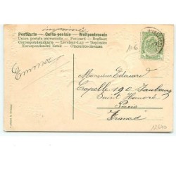 n°12640 - Carte Gaufrée - Ne m'oubliez pas - Anges près de coeurs