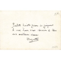 n°25654 - Illustrateur - Carte Peinte à la Main - Huguette Le Buet - Pierrot admirant un clair de lune