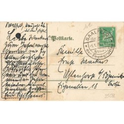 n°25678 - Fröhliche Weihnachten - Ange apportant un sapin et des cadeaux - Postkarte mit Tannenduft - Parfums