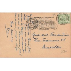 n°25700 - Carte Fantaisie - Surréalisme - Sylphide sur une Bulle au dessus de l'Eau