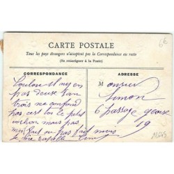n°12645 - Carte Gaufrée - Un Baiser de ton petit qui t'aime - Cochon