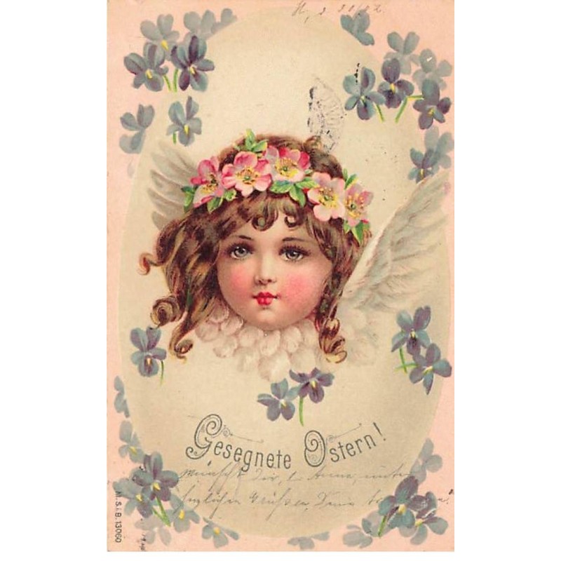 n°25717 - Pâques - MSIB 13060 - Ange - Gesegnete Ostern !