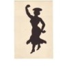 n°12653 - Carte Animée Lambert - Silhouette femme dansant le flamanco