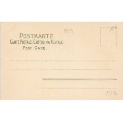 n°25752 - Fantaisie - M.S.M. - Jeune femme portant une robe beige, et un manchon