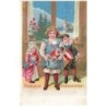 n°25763 - Noël - Fröhliche Weihnachten - Enfants jouant avec leurs nouveaux jouets
