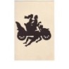 n°12663 - Carte Animée Lambert - Silhouette d'un couple dans une voiture